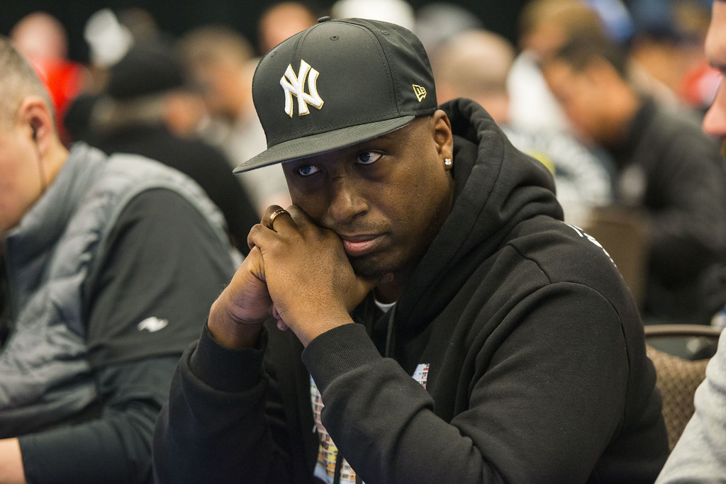 Maurice Hawkins at a poker event