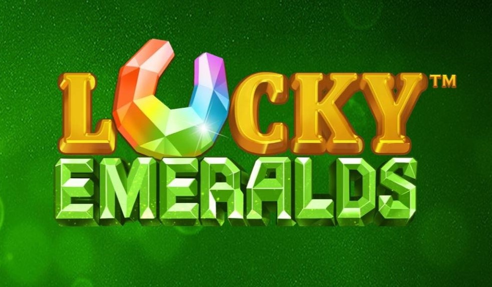 logo of Lucky Emeralds slot by Playtech