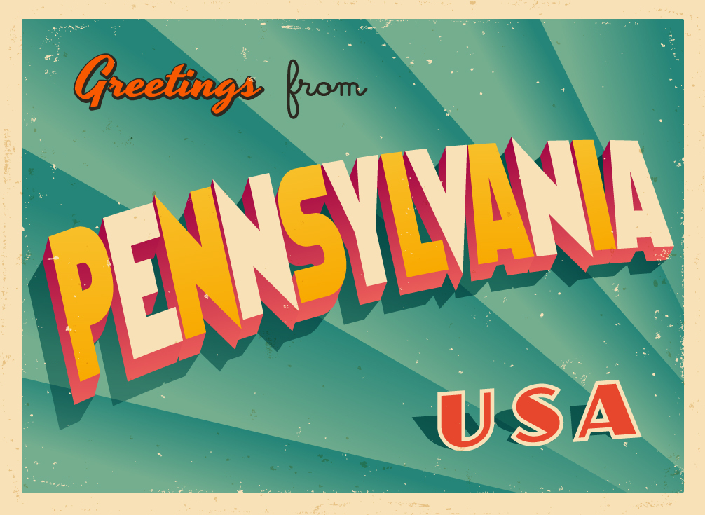 Postcard of Pennsylvania
