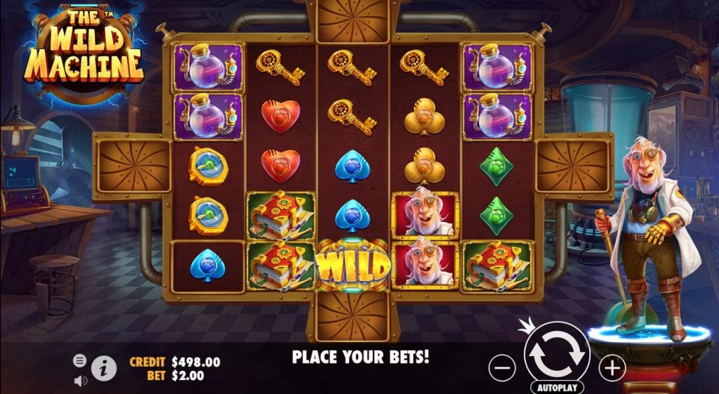 The Wild Machine slot reels from Pragmatic Play