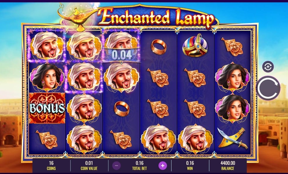Enchanted Lamp video slot by IGT