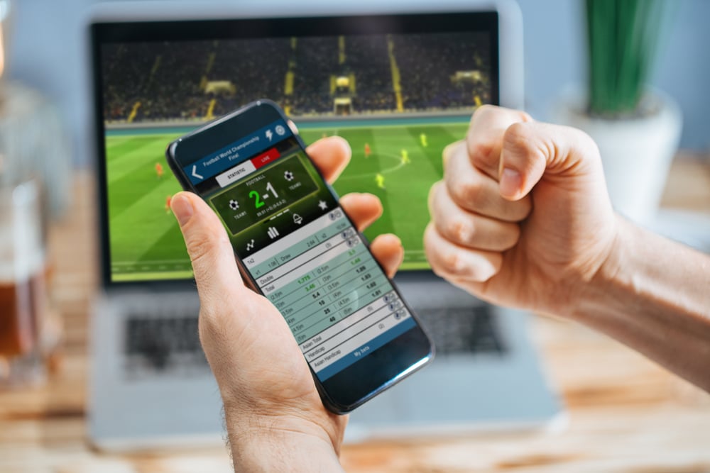 a sports betting win on mobile