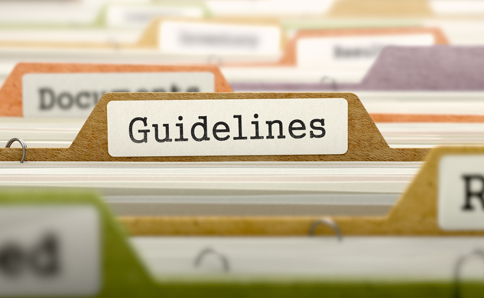 folder with 'Guidelines' label