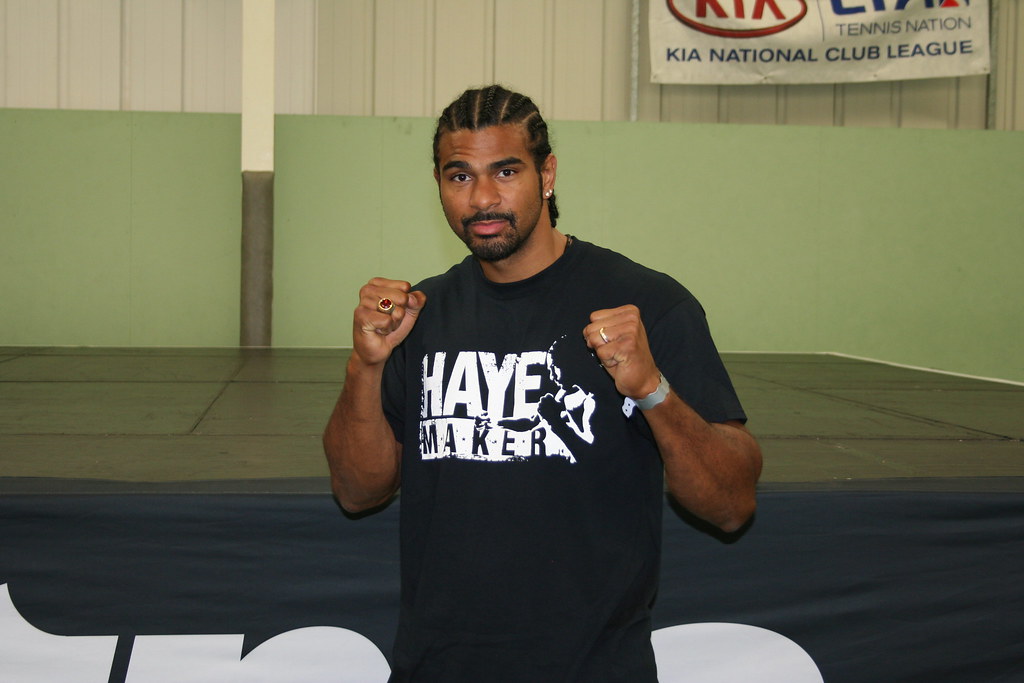 Former boxing champion David Haye