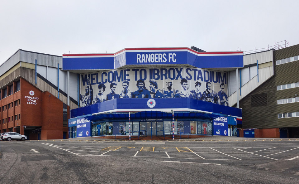 Ibrox Stadium, home arena of Rangers FC