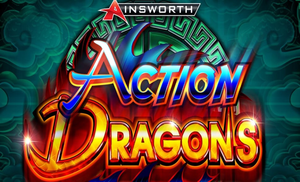 Action Dragons slot logo by Ainsworth