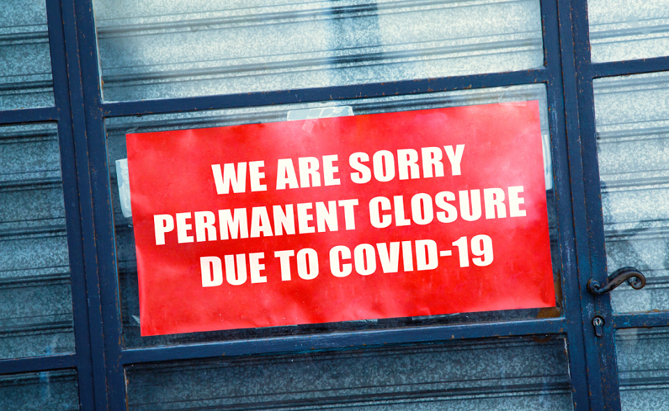 "Permanent closure due to COVID-19"