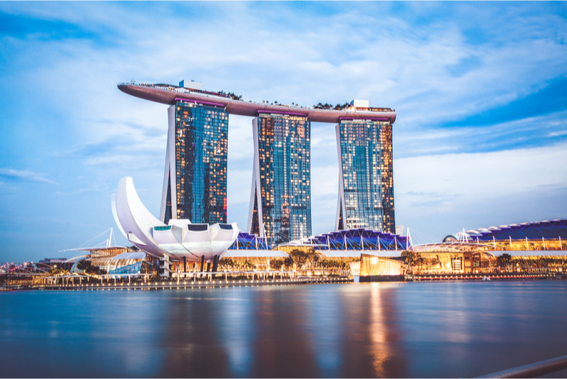 Marina Bay Sands casino in Singapore