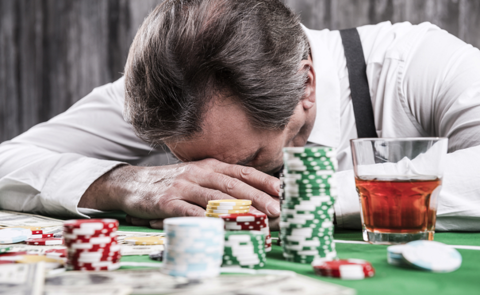 Gambler disappointed at losing