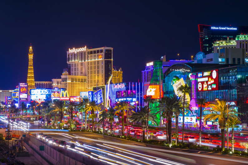 Las Vegas Strip at night