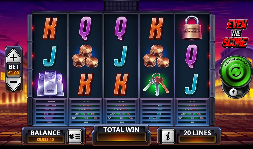 Even the Score slot reels by Playtech