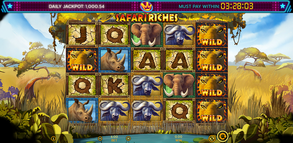 Safari Riches slot screenshot