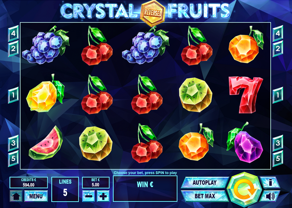 243 Crystal Fruits Reversed slot screenshot