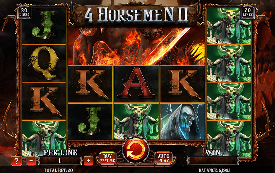 4 Horsemen II slot screenshot