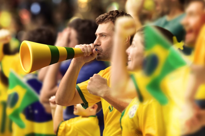 Brazil sports fans