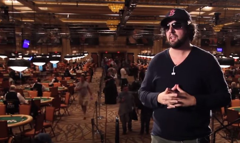 Former poker pro Brad Booth against a busy casino floor background