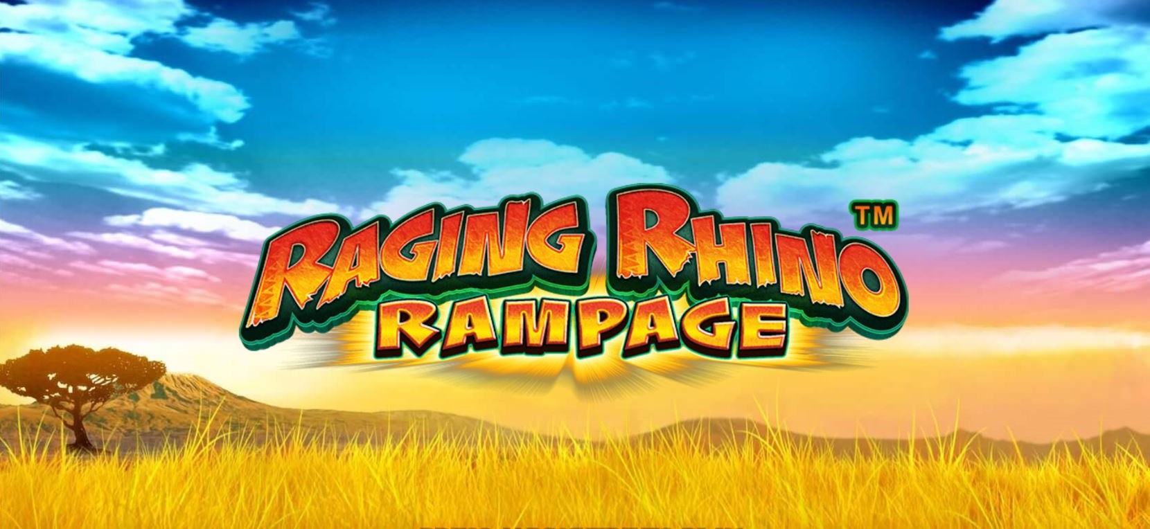 Raging Rhino Rampage slot loading screen by WMS