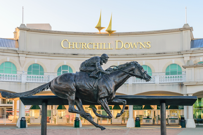 Chruchill Downs entrance