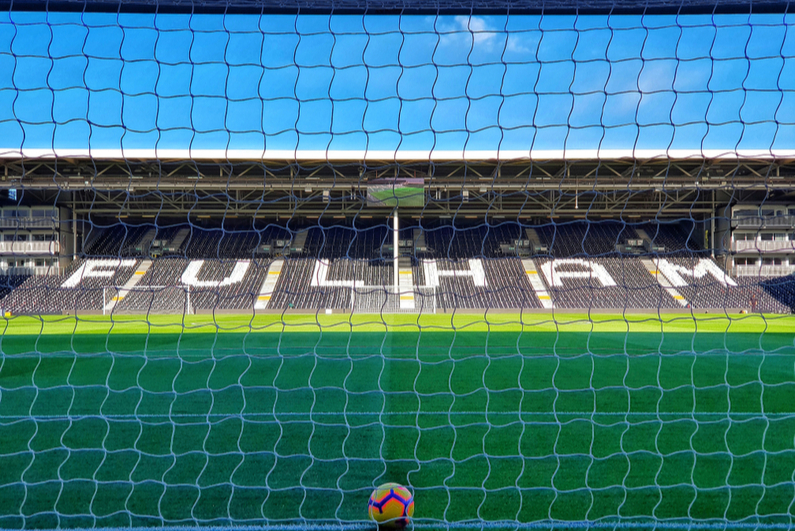 Craven Cottage, the home field of the EPL's Fulham FC