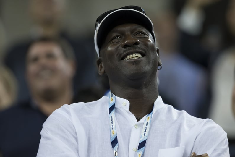 Michael Jordan smiling