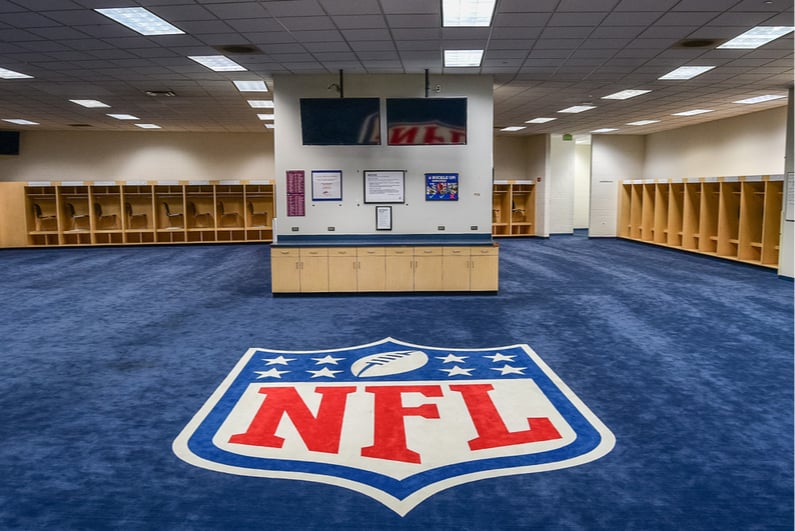 NFL locker room