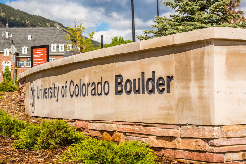 University of Colorado sign