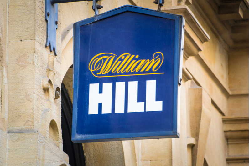 William Hill sign outside betting shop