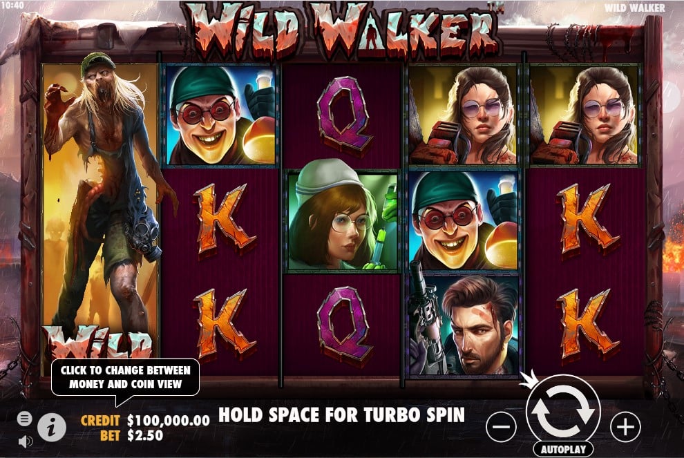 Wild Walker slot reels by Pragmatic Play