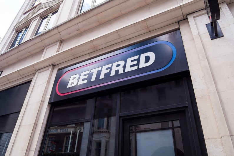 Betfred sign outside a store