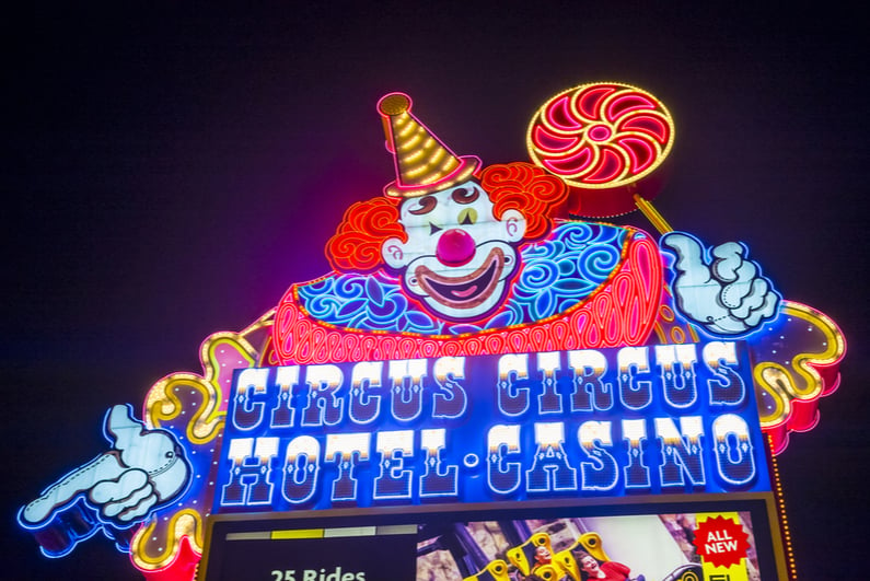 Circus Circus casino sign