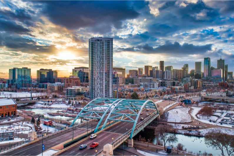 Denver, Colorado skyline