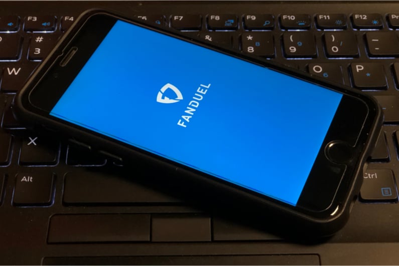 FanDuel logo on smartphone