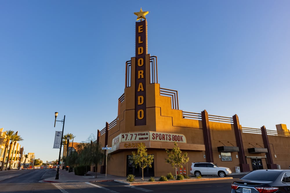 facade of the Eldorado Casino in Henderson, Nevada