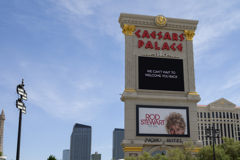 Caesars Palace sign in Las Vegas