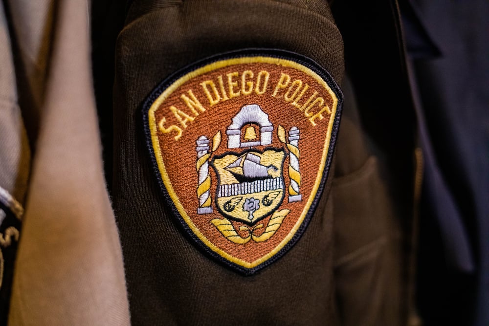 San Diego Police badge