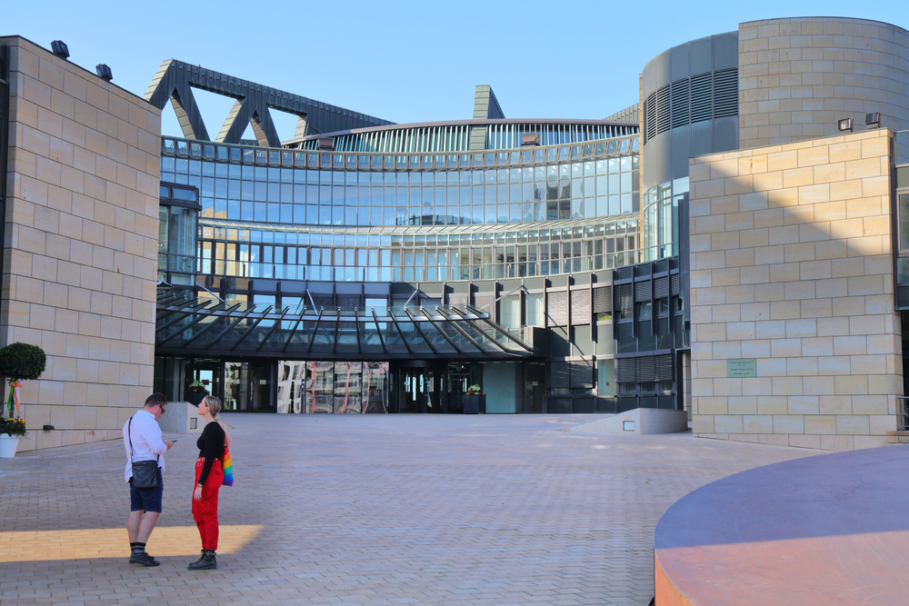 Nordrhein-Westfalen parliament in Dusseldorf