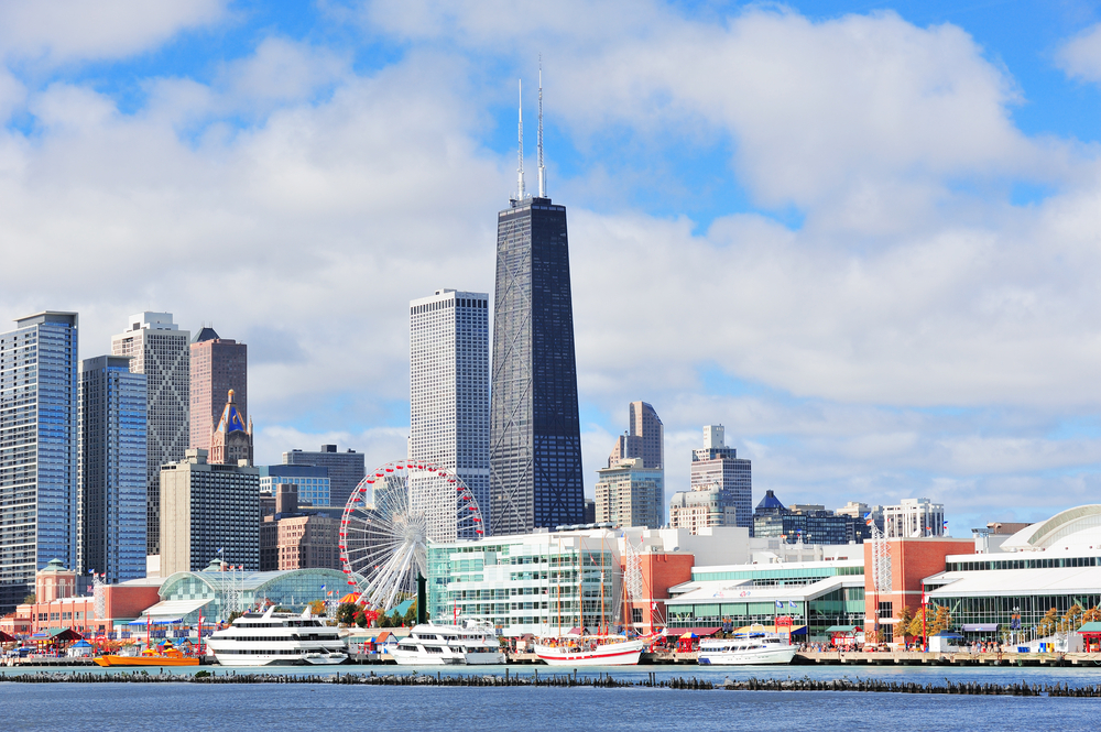 Downtown Chicago skyline