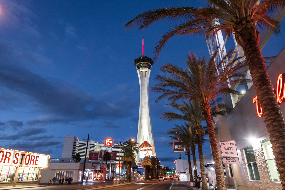 The STRAT hotel casino in Las Vegas, Nevada