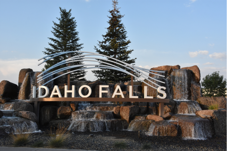 Idaho Falls sign
