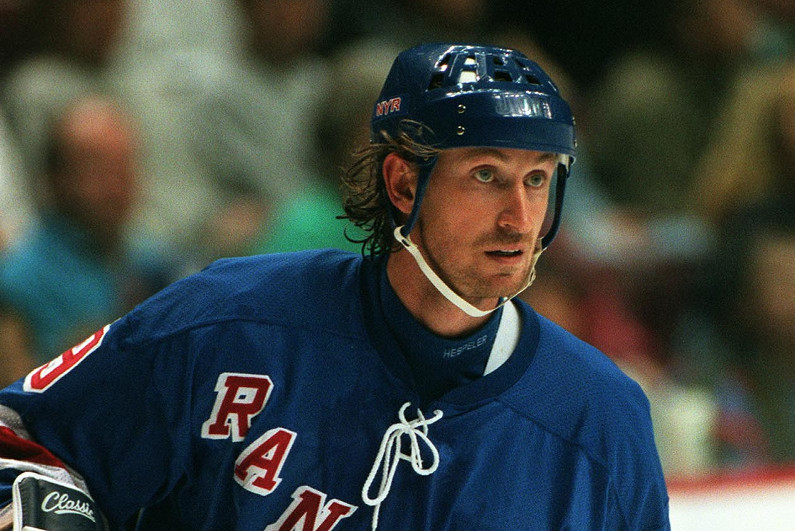 Wayne Gretzky on the New York Rangers