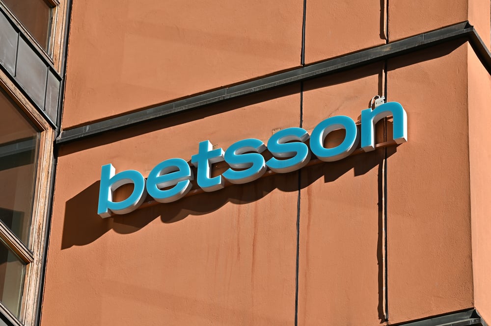 Betsson logo on building
