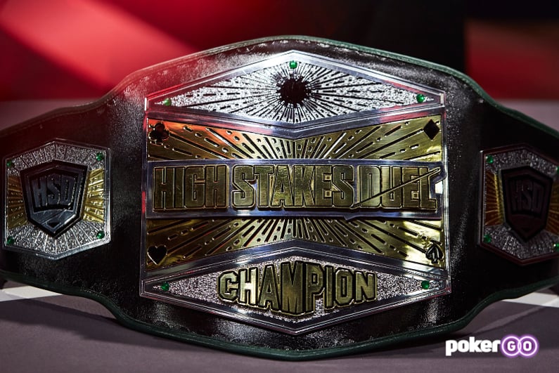 High Stakes Duel championship belt