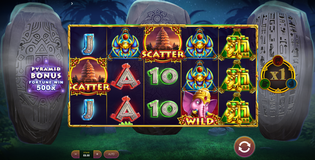 Ages of Fortune slot reels by Cayetano Gaming