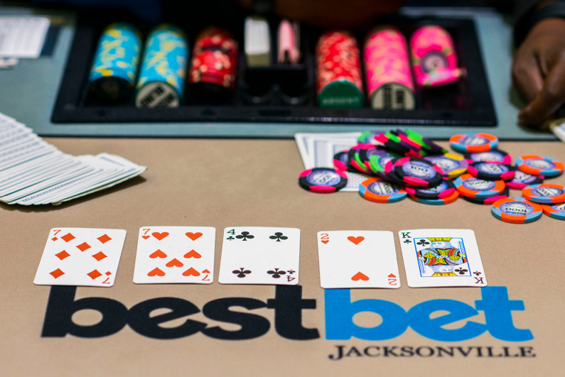 bestbet Jacksonville poker felt