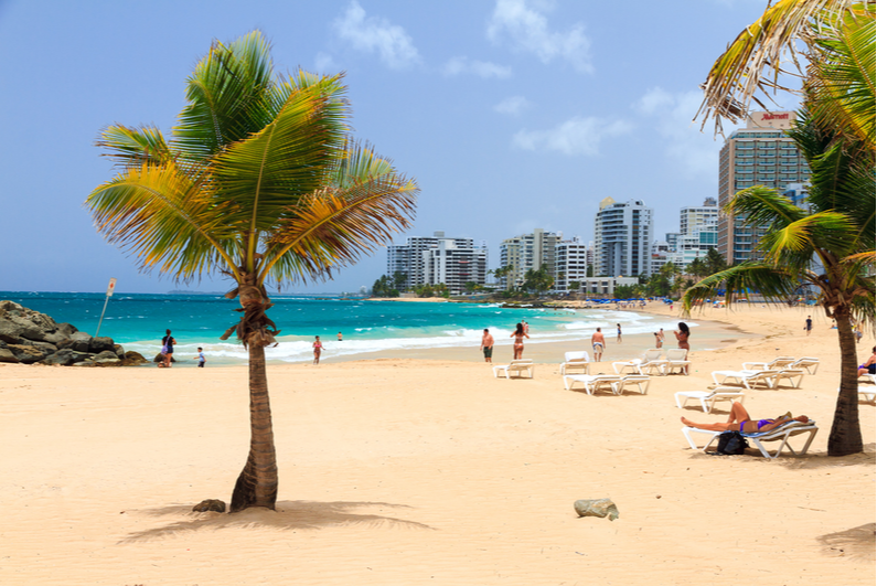 Condado Beach in Puerto Rico