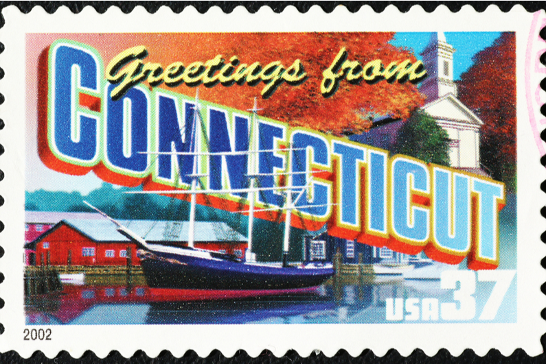 Connecticut stamp