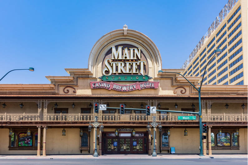 Exterior of Main Street Station casino