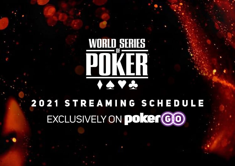 PokerGO 2021 WSOP Live Streaming Banner