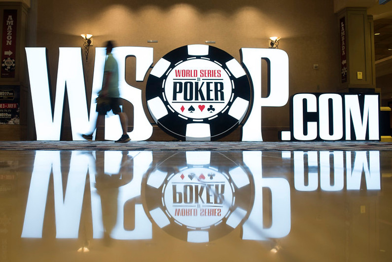WSOP.com sign at the Rio in Las Vegas