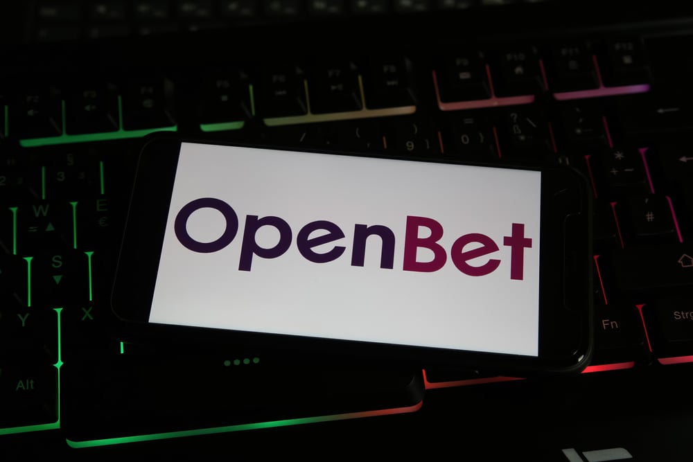 OpenBet card on computer keyboard